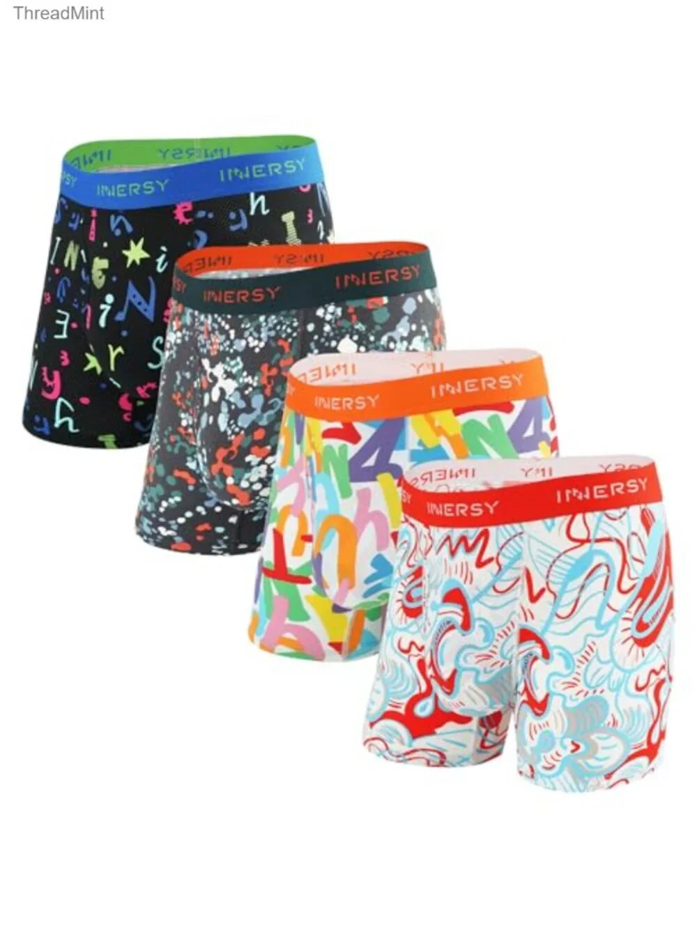 INNERSY Men's Mesh Boxer Briefs Moisture Wicking Breathable 4-Pack